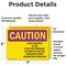 Signmission Radiation & Laser Sign, 5 in H x 7 in W, Vinyl Decal, Rectangle OS-2PACK-CR-D-57-L-10217 - alternate 6